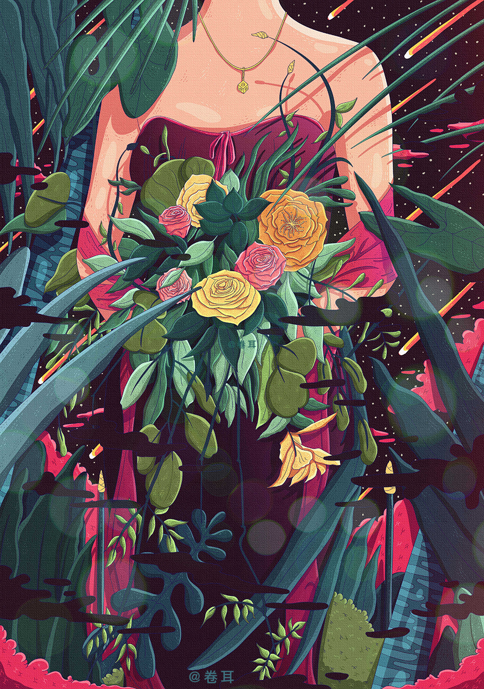 插画中的色彩时空